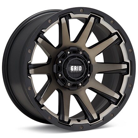 GRID GD05 Black Machined w/Bronze Tint Wheels 20 In 20x9 15 52927D1578