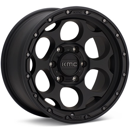 KMC KM541 Dirty Harry Textured Black Wheels 17 In 17x8.5 +00 KM54178550700