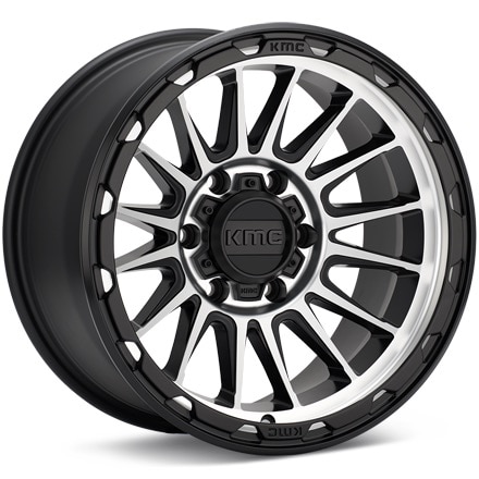 KMC KM542 Impact Machined W/Black Accent Wheels 16 In 16x8 +00 KM54268068500