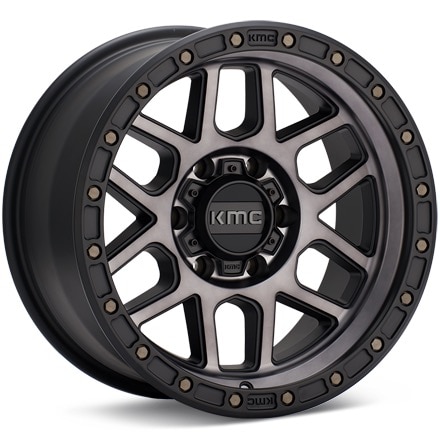 KMC KM544 Mesa Black Machined w/Grey Tint Wheels 20 In 20x9 +18 KM54429063418