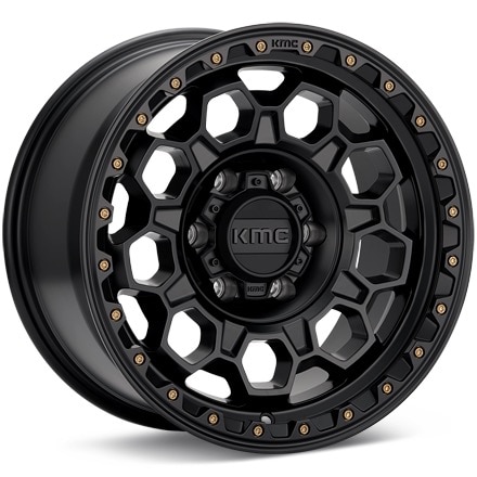 KMC KM545 Trek Black Painted Wheels 17 In 17x8 +35 KM54578012735