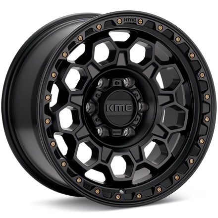 KMC KM545 Trek Black Wheels 17 In 17x8 +20 KM54578068720