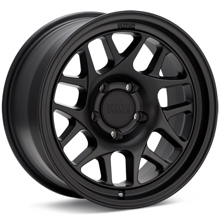 KMC KM717 Black Painted Wheels 17 In 17x8.5 +00 KM71778550700