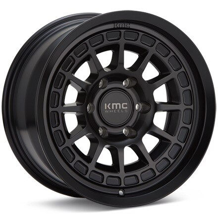 KMC KM719 Canyon Black Painted Wheels 17 In 17x8 +35 KM71978050735