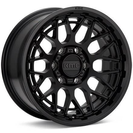 KMC KM722 Technic Black Painted Wheels 20 In 20x9 +18 KM72229068718