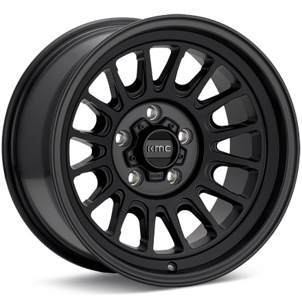 KMC KM724 Impact OL Satin Black Painted Wheels 17 In 17x8.5 00 KM72478550700US