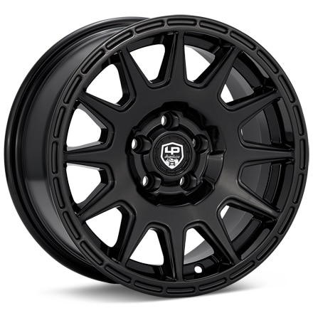 LP Aventure LP1 Gloss Black Painted Wheels 15 In 15x7 +15 LP11570510015GBV2
