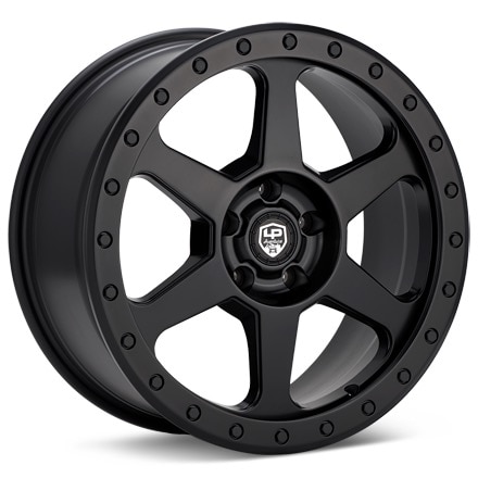 LP Aventure LP3-20 Black Painted Wheels 17 In 17x8 +20 LP3178510020MB
