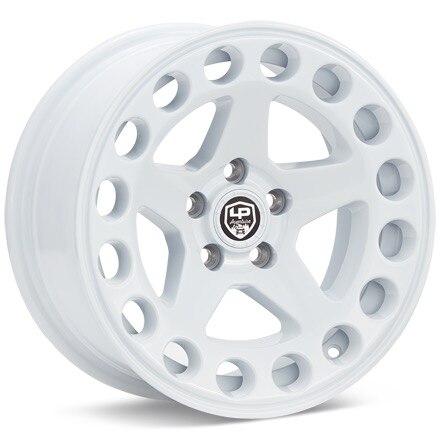 LP Aventure LP5-15 White Painted Wheels 15 In 15x7 +15 LP51575510015W