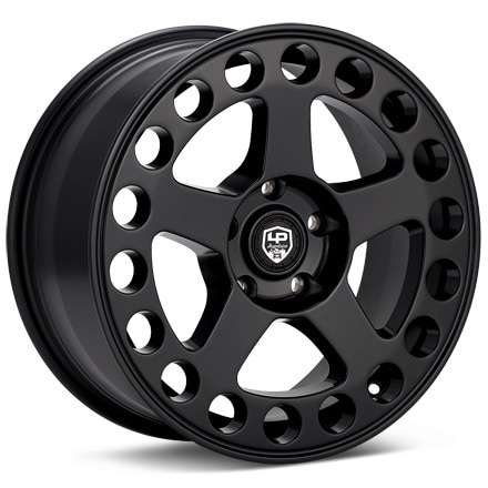 LP Aventure LP5 Black Painted Wheels 17 In 17x8 +38 LP5178510038MB
