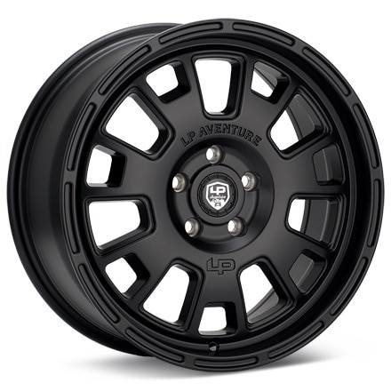 LP Aventure LP7 Black Painted Wheels 17 In 17x8 +20 LP7178510020MB