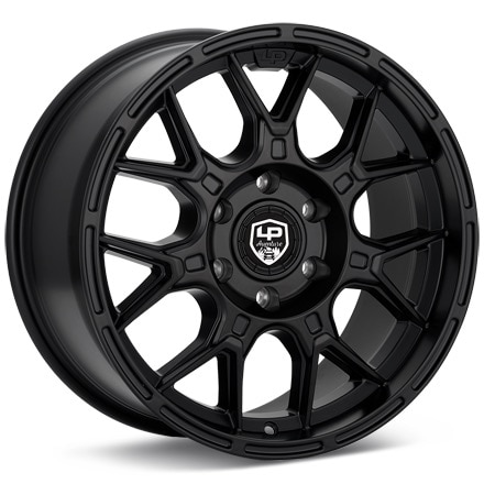 LP Aventure LP8 Black Wheels 18 In 18x9 +25 LP8189515025MB