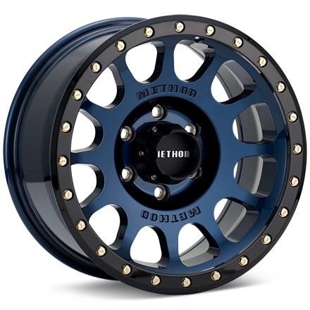 Method MR305 NV Bahia Blue w/Gloss Black Lip Wheels 16 In 16x8 0 MR30568060600
