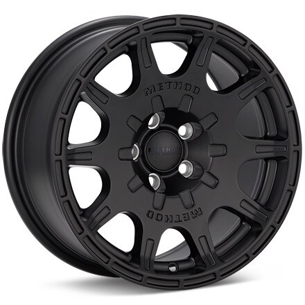 Method Rally Series MR502 VT-Spec 2 Black Painted Wheels 15 In 15x7 15 MR50257051515SC