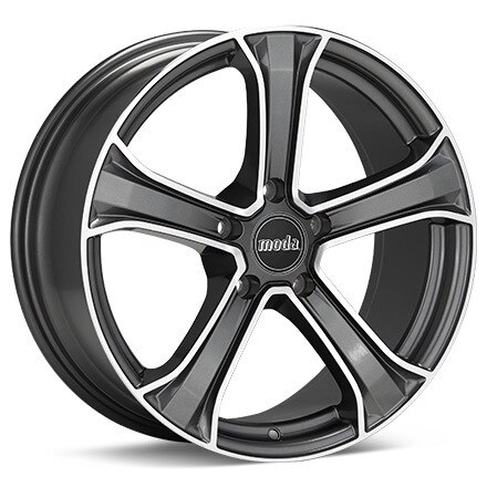 Moda MD14 Machined W/Anthracite Accent Wheels 17 In 17x7.5 48 MD14716AMF