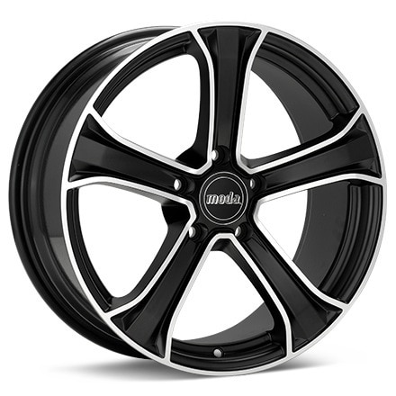 moda MD14 Machined w/Black Accent Wheels 17 In 17x7.5 +48 MD14716BMF