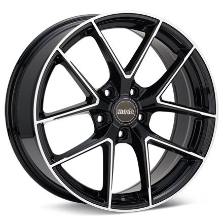 Moda MD27 Machined W/Black Accent Wheels 18 In 18x8 +35 MD27808BMF