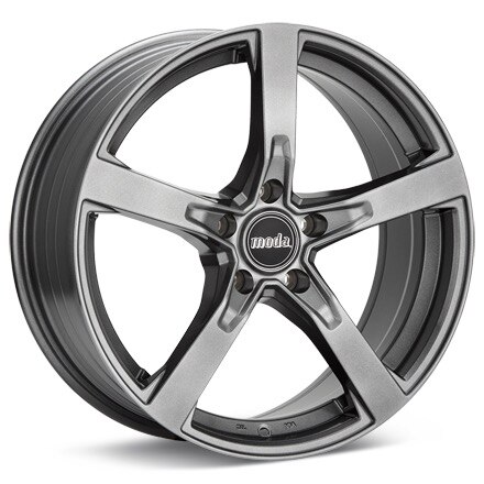 moda MD28 Dark Silver Paint Wheels 18 In 18x8 +35 MD28804DS