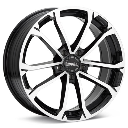 Moda MD29 Machined W/Black Accent Wheels 18 In 18x8 +35 MD29804BMF