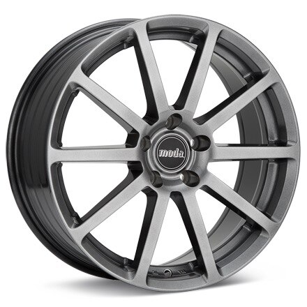 moda MD30 Dark Silver Paint Wheels 18 In 18x8 +45 MD30803DS
