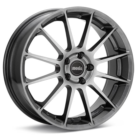 moda MD31 Dark Silver Paint Wheels 18 In 18x8 +48 MD31801DS