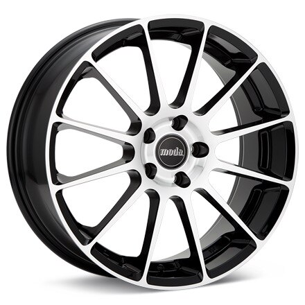 moda MD31 Machined w/Black Accent Wheels 18 In 18x8 +45 MD31801BMF
