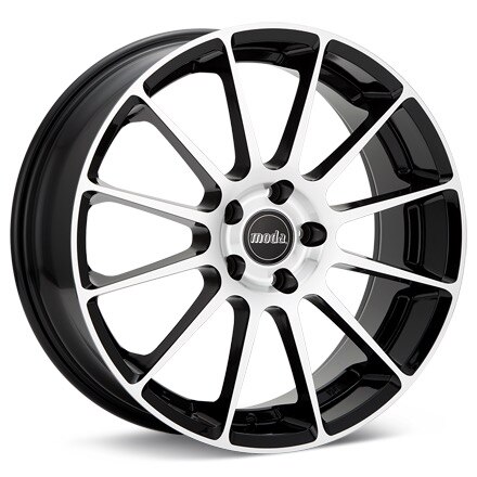 Moda MD31 Machined W/Black Accent Wheels 18 In 18x8 +45 MD31805BMF