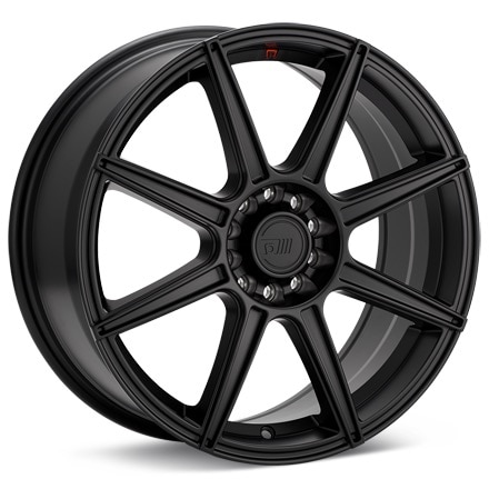 MOTEGI RACING MR142 CS8 Black Painted Wheels 17 In 17x7 +40 MR14277008740
