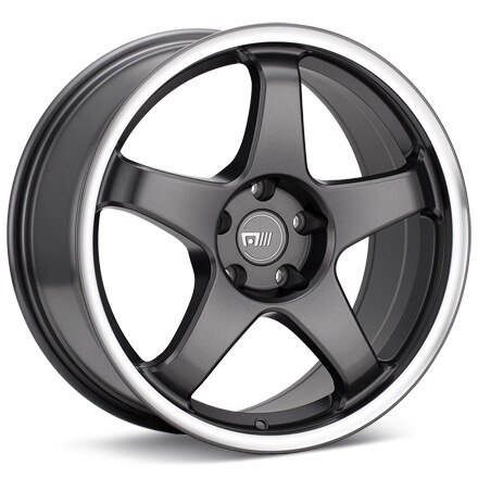 MOTEGI RACING MR151 CS5 Gunmetal w/Mach Lip Wheels 18 In 18x8.5 +30 MR15188551530