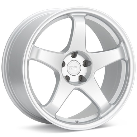 MOTEGI RACING MR151 CS5 Hyper Silver Wheels 18 In 18x8.5 +25 MR15188512425