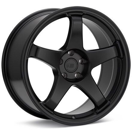 MOTEGI RACING MR151 CS5 Satin Black Painted Wheels 18 In 18x9.5 +40 MR15189551740