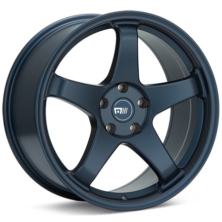 MOTEGI RACING MR151 CS5 Satin Metallic Blue Wheels 18 In 18x8.5 +25 MR15188512925