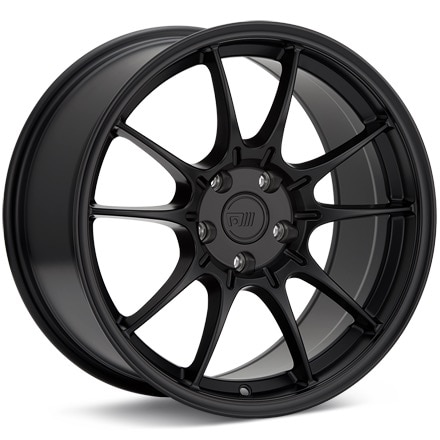 MOTEGI RACING MR152 SS5 Satin Black Painted Wheels 18 In 18x8.5 +30 MR15288551730