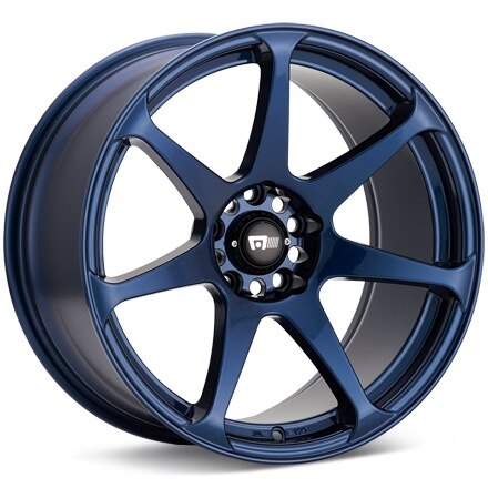 MOTEGI RACING MR154 Battle Midnight Blue Wheels 18 In 18x8 +30 MR154880129A30