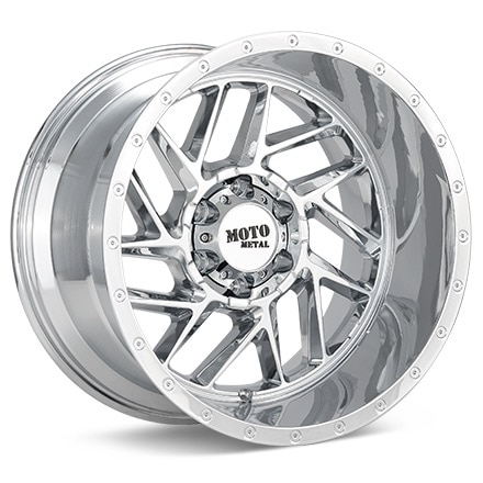 MOTO METAL MO985 Breakout Chrome Plated Wheels 20 In 20x12 -44 MO98521280244N