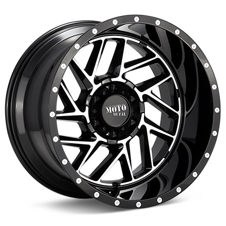 MOTO METAL MO985 Breakout Machined w/Black Accent Wheels 20 In 20x12 -44 MO98521268344N