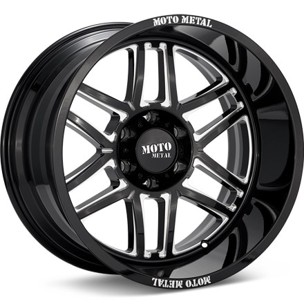 MOTO METAL MO992 Folsom Black w/Milled Accent Wheels 20 In 20x10 -18 MO99221085318N