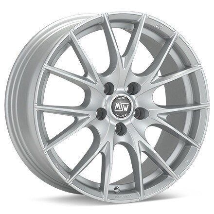 MSW Type 25 Matte Silver Painted Wheels 16 In 16x7 48 W19220603N6