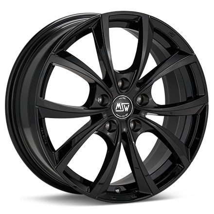 MSW Type 27 Black Painted Wheels 17 In 17x7.5 47 W19246001C5