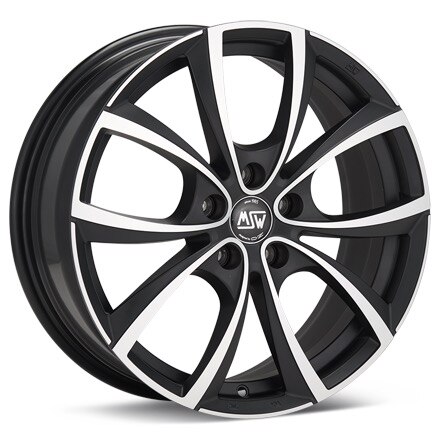 MSW Type 27 Machined w/Black Accent Wheels 18 In 18x7.5 45 W19245504B7