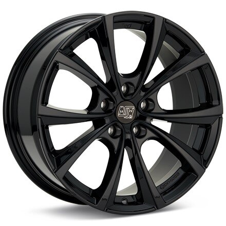 MSW Type 27T Gloss Black Painted Wheels 18 In 18x8.5 +40 W19342001TC5