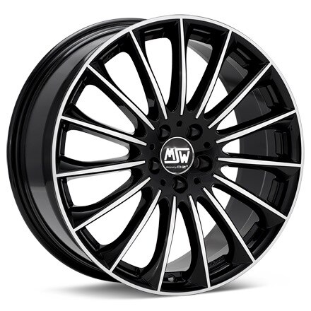 MSW Type 30 Machined w/Black Accent Wheels 19 In 19x8.5 +38 W19306503T56
