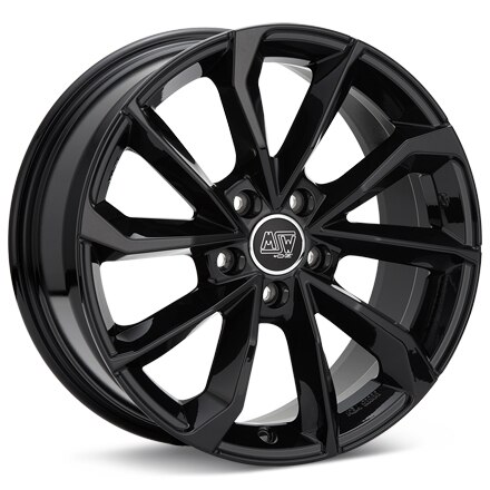 MSW Type 42 Gloss Black Painted Wheels 18 In 18x8 +28 W19354002TC5