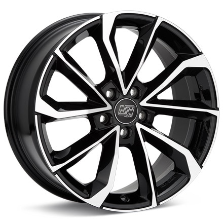 MSW Type 42 Machined w/Gloss Black Accent Wheels 18 In 18x8 +48 W19354001T56
