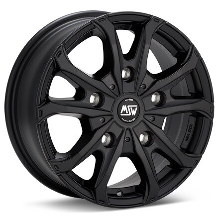 MSW Type 48 Van Black Painted Wheels 16 In 16x6.5 +60 W19299004T53