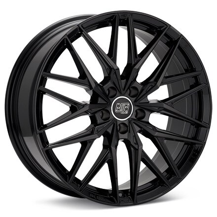MSW Type 50 Gloss Black Painted Wheels 20 In 20x8.5 +45 W19329501C5
