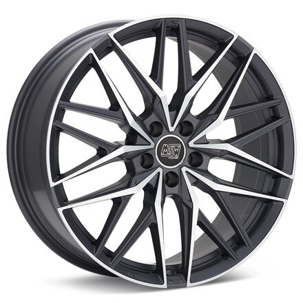 MSW Type 50 Machined w/Gunmetal Accent Wheels 20 In 20x8.5 +28 W1932950326