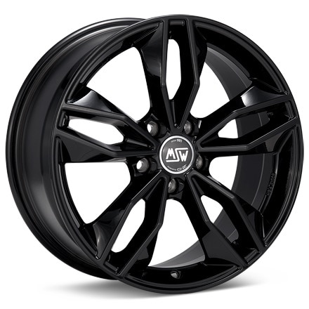 MSW Type 71 Gloss Black Painted Wheels 18 In 18x8 45 W19277500TC5
