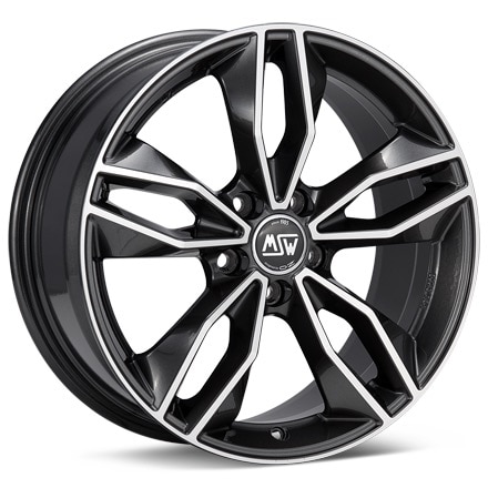 MSW Type 71 Machined w/Gloss Grey Accent Wheels 18 In 18x8 45 W19277500TT8