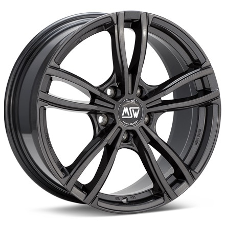 MSW Type 73 Gloss Dark Grey Wheels 17 In 17x7.5 +35 W19297501TRC